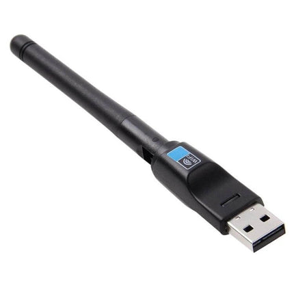 2-in-1 USB Adapter for Bluetooth and WiFi Connectivity compact USB dongle with antenna for Bluetooth headphones and WiFi on older PCs