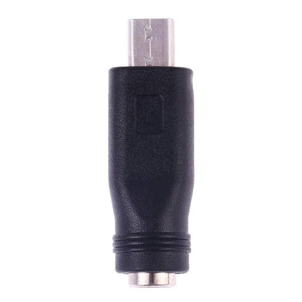 Power Adapter for Charging Devices in Daily Use - compact DC 5.5x2.1mm female to Micro USB male converter for phone and tablet charging