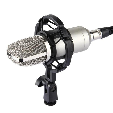 Fifine Microphone for Daily Home Recording and Broadcasting - condenser mic on desktop shock mount for podcasting and online meetings