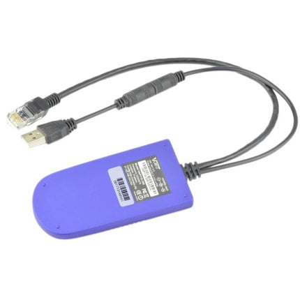 VONETS Mini WiFi Repeater for Extending Home Network Signals compact purple USB repeater with Ethernet and USB cables