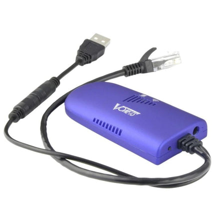 VONETS Mini WiFi Repeater for Extending Home Network Signals - compact purple USB-powered WiFi range extender with Ethernet cable