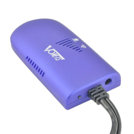 VONETS Mini WiFi Repeater for Extending Home Network Signals - compact purple repeater device with power cable, ideal for boosting home WiFi coverage up to 300Mbps