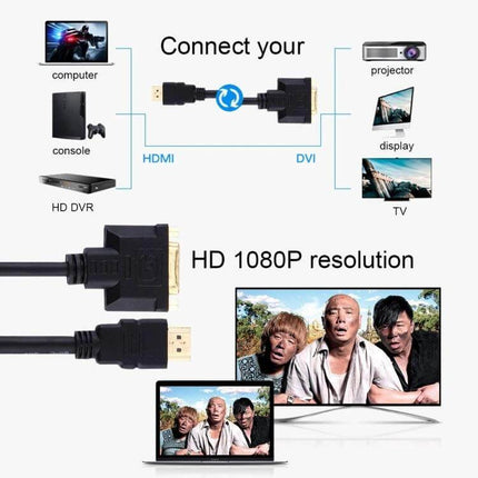 30cm HDMI Male to DVI Female Adapter Cable for Device Links connecting HDMI devices to DVI displays for HD 1080P home theater and monitor setups