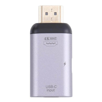 Versatile USB-C to HDMI Adapter for Screen Mirroring and Charging — compact 4K60Hz USB-C to HDMI dongle with USB-C input for mirroring and simultaneous charging