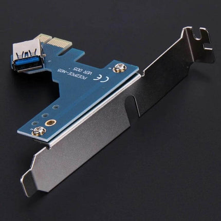 PCI-E Riser Card for 1 to 3 Slot Expansion with USB Cable high-speed USB 3.0 adapter for compact PC and mining rigs