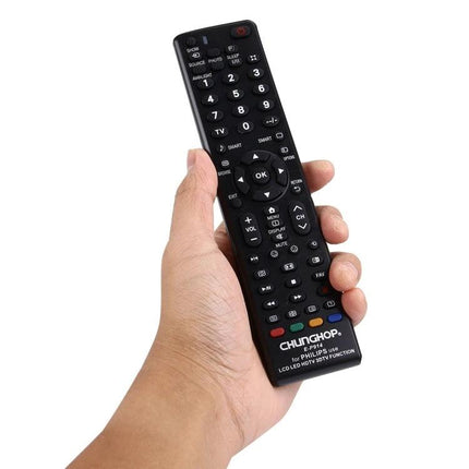 CHUNGHOP Universal Remote Controller for Philips Television Sets handheld black replacement remote for Philips TV ready to use