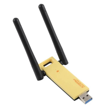 Dual-Band USB 3.0 WiFi Adapter for Wireless Internet Access - USB WiFi dongle with dual external antennas for stable 802.11ac wireless connections
