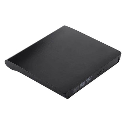 Portable USB 3.0 External DVD-RW Drive for Laptops and Desktops slim black external optical drive for reading and writing CDs and DVDs
