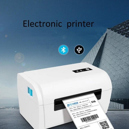 Portable Bluetooth Thermal Ticket Printer with Holder printing label with external bracket for stacked and rolled materials