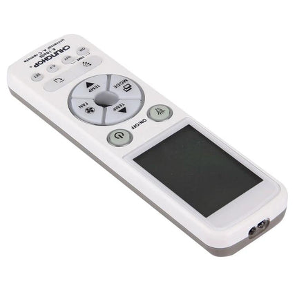 Chunghop Universal Remote Controller for Air Conditioner Operation - white universal AC remote with LCD and mode buttons