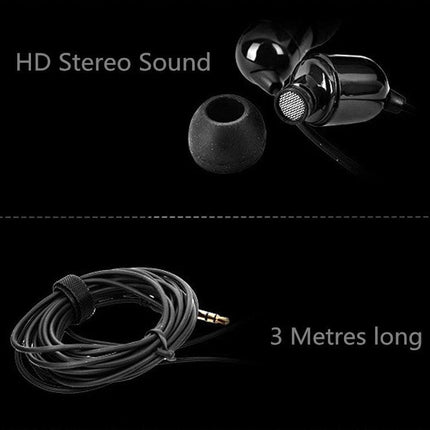 ISK Wired In Ear Earphones For Commuting And Calls black SEM5 in-ear headphones with 3m cable and 6.3mm adapter