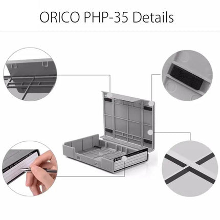 ORICO 3.5 Inch Hard Drive Protection and Storage Case