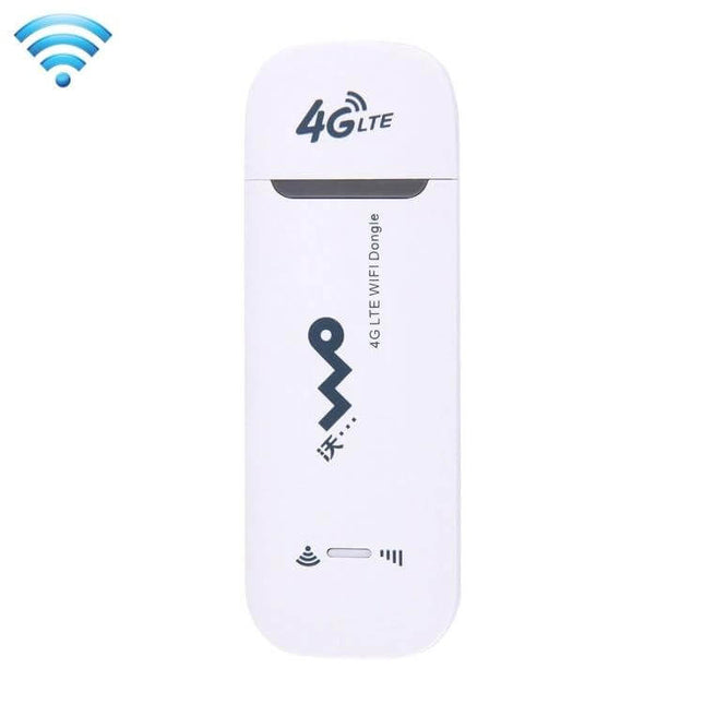 4G WiFi Wireless USB Modem for Portable Internet Access - white 4G LTE USB WiFi dongle for travel, laptop, PC, MacBook connectivity