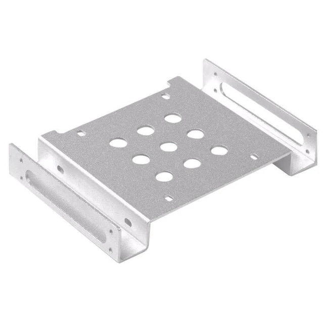 ORICO Aluminum Hard Drive Caddy for 2.5 and 3.5 Inch Drives, silver bay adapter for installing HDDs and SSDs in optical drive slot