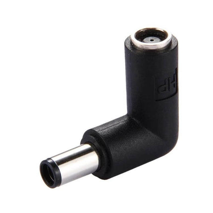90 Degree Right Angle Power Adapter Connector for HP Laptops compact DC 7406 male right-angle charger plug reducing cable strain