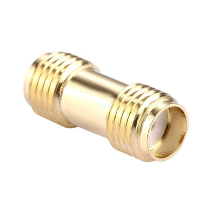 SMA Female to Female Adapter for Antenna Connections gold-plated inline coupler for joining two SMA antennas or cables