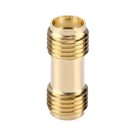 Alt Tag: SMA Female to Female Adapter for Antenna Connections gold-plated inline coupler for extending antenna cables