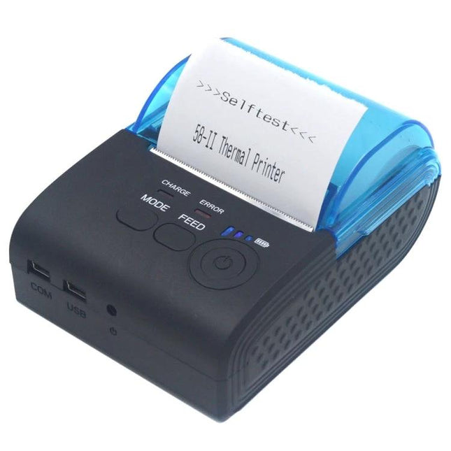 58mm Bluetooth Thermal Receipt Printer for Point of Sale compact portable Bluetooth receipt printer printing test slip