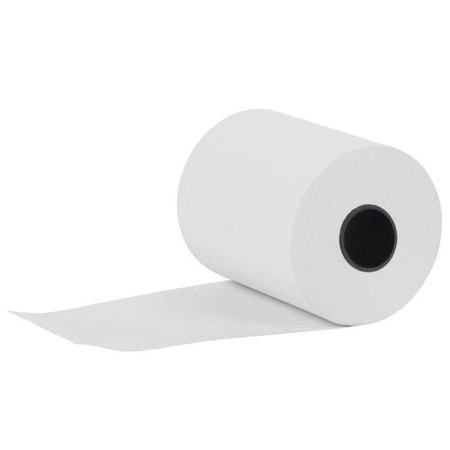 Thermal Paper Rolls for 58mm Cash Register and POS Printers — white thermal receipt roll for retail, hotels, banks, smudge-free printing
