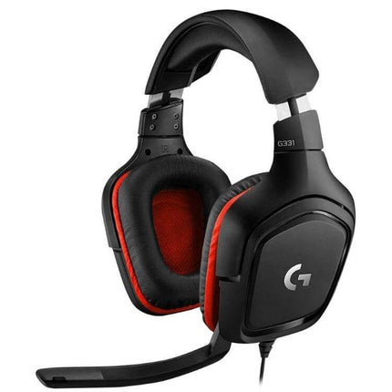 Logitech Stereo Gaming Headset For Comfortable Long Sessions with 50mm drivers, adjustable headband, leather pads