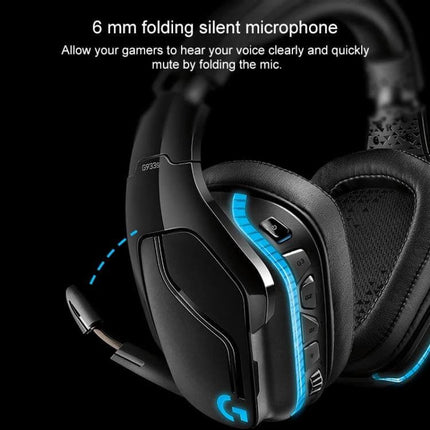Logitech Wireless Gaming Headset Comfortable Everyday Use with DTS 7.1, foldable noise‑canceling mic and 50mm Pro‑G drivers
