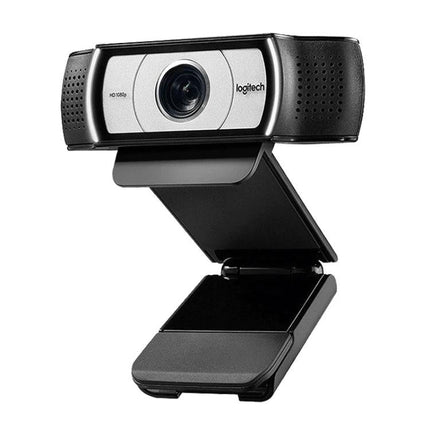 Logitech C930C HD Webcam with Protective Cover for Video Calls on adjustable clip, 1080p HD video for remote work and online classes