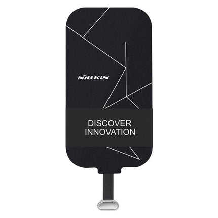 Compact NILLKIN Receiver for Daily Phone Charging black Type-C wireless charging receiver pad for commute and desk use