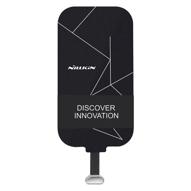 Compact NILLKIN Receiver for Daily Phone Charging black Type-C wireless charging receiver pad for commute and desk use