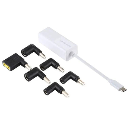 Universal 65W USB-C Laptop Power Adapter with Multiple Tips