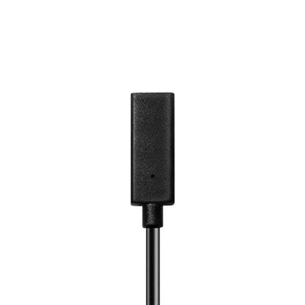 Charging Cable for Microsoft Surface Devices, 0.2m Length - compact black connector cable for travel and tidy desks