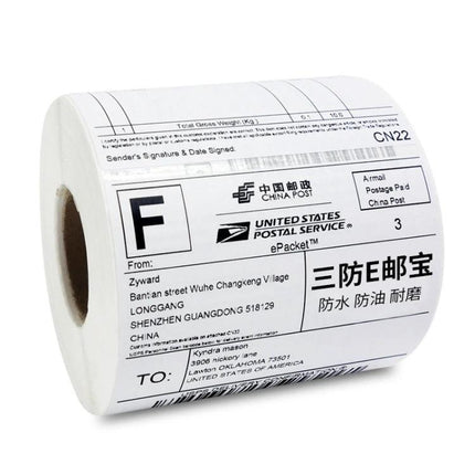 Self-Adhesive Thermal Barcode Labels, 60mm x 40mm, 700 Sheets Per Pack roll of white shipping labels for thermal printers