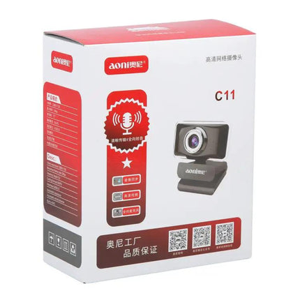 Aoni C11 HD Webcam for Video Conferences and Remote Teaching