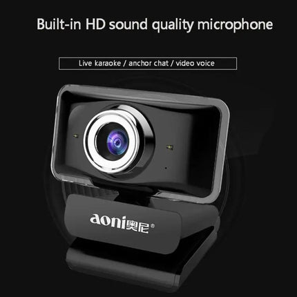Aoni C11 HD Webcam for Video Conferences and Remote Teaching