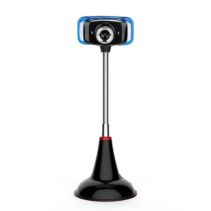 Aoni Kujing HD Vertical Business Webcam with Microphone on flexible stand showing USB-ready vertical design for clear professional video calls
