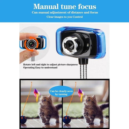 Aoni Kujing HD Vertical Business Webcam with Microphone showing manual tune focus, USB connection and clear video for professional calls and remote work