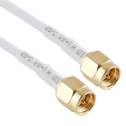 Omni-Directional External Antenna for 4G LTE and WiFi Signals - gold SMA male connector pigtail coax cable, 12dBi signal booster accessory