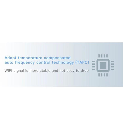 Vonets VAP11S Mini Wireless Bridge for Extending Networks – temperature compensated TAFC for more stable 2.4G WiFi and reduced signal drop