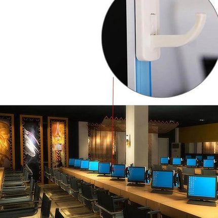 Universal Headphone Hanger For Desk And Monitor Mount compact tool-free hook keeps headphones elevated tidy and protected