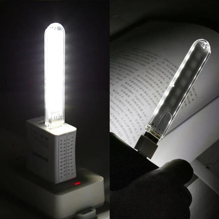 Compact USB LED Light for Evening Reading at Home - portable USB LED book light for late-night reading and study