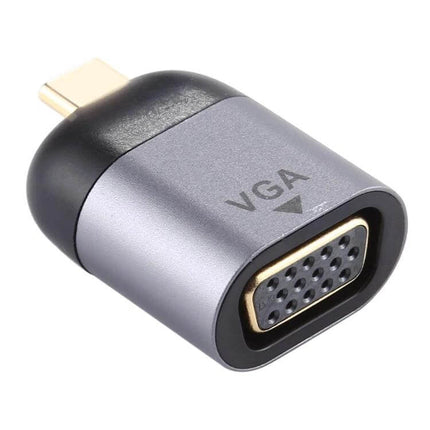 Type-C to VGA Adapter for Connecting Devices to Displays - compact USB-C to VGA DB15P female converter for projectors and monitors