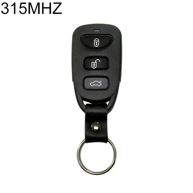 Universal 4-Button Wireless Remote Control for Hyundai and KIA Vehicles - black 315MHz key fob with trunk lock unlock buttons