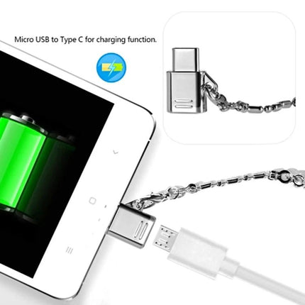 Handy Adapter for Connecting Devices in Everyday Situations - compact Micro USB to Type-C converter for charging and data transfer