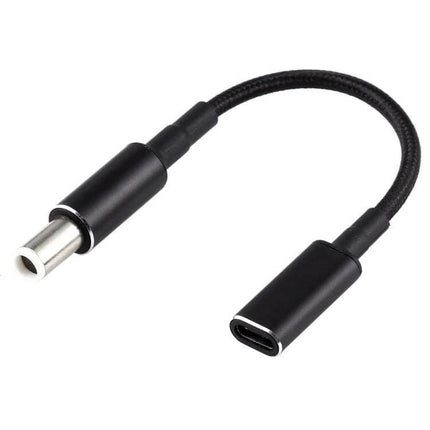 Compact USB-C Charging Adapter Cable for Dell Devices and Laptops - compact Type-C female to 7.4x0.6mm male charging adapter cable, travel-friendly