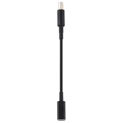 Compact USB-C Charging Adapter Cable for Dell Devices and Laptops - black Type-C female to 7.4x0.6mm male travel adapter cable