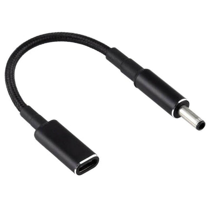 USB-C to 4.5mm Power Adapter Cable for Dell Charging braided Type-C female to 4.5mm male adapter for Dell laptop charging