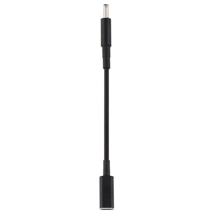 USB-C to 4.5mm Power Adapter Cable for Dell Charging – compact black adapter cable with Type-C female input and 4.5mm DC plug
