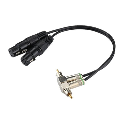Cable for Connecting Microphones in Home Recording Sessions - XLR to RCA adapter cable for podcasters and home studio setups