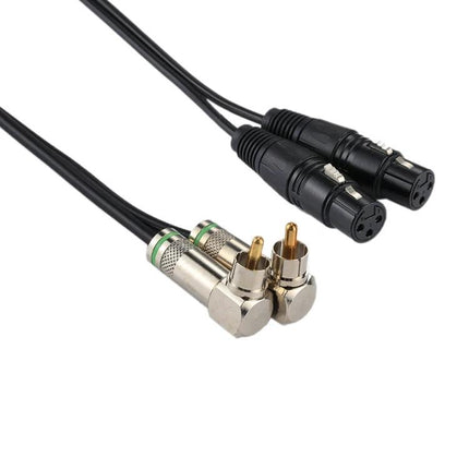 Cable for Connecting Microphones in Home Recording Sessions - XLR to RCA adapter cable for podcasting and home studio