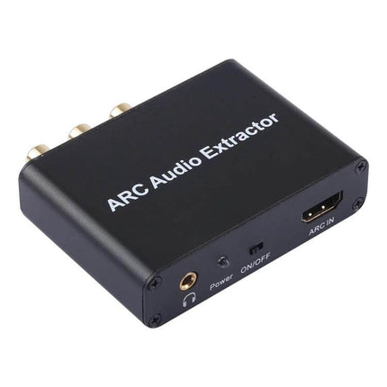 HDMI ARC Audio Extractor Converter for Home Systems compact ARC audio extractor with SPDIF, headphone jack and HDMI ARC input