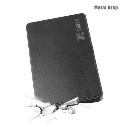 External Hard Drive Case for 2.5 Inch Storage Devices compact black USB 3.0 enclosure for quick portable backups